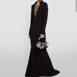 BADGLEY MISCHKA COUTURE

Long Sleeve Embellished Gown